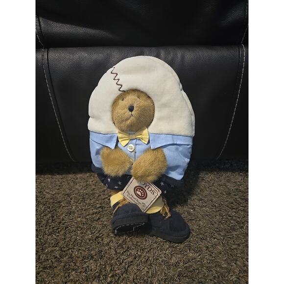 Boyds Bears Head Beans Collection Humpty Dumpty Plush - Picture 1 of 4